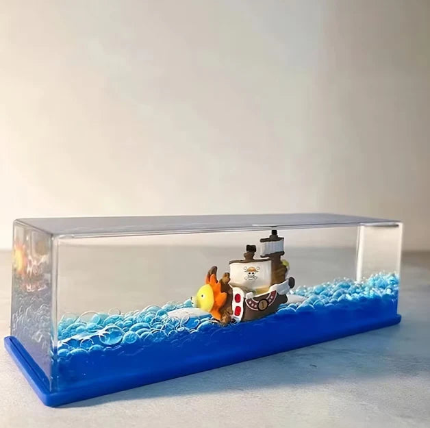 Luffy Ship Big In Blue Water Showpeice