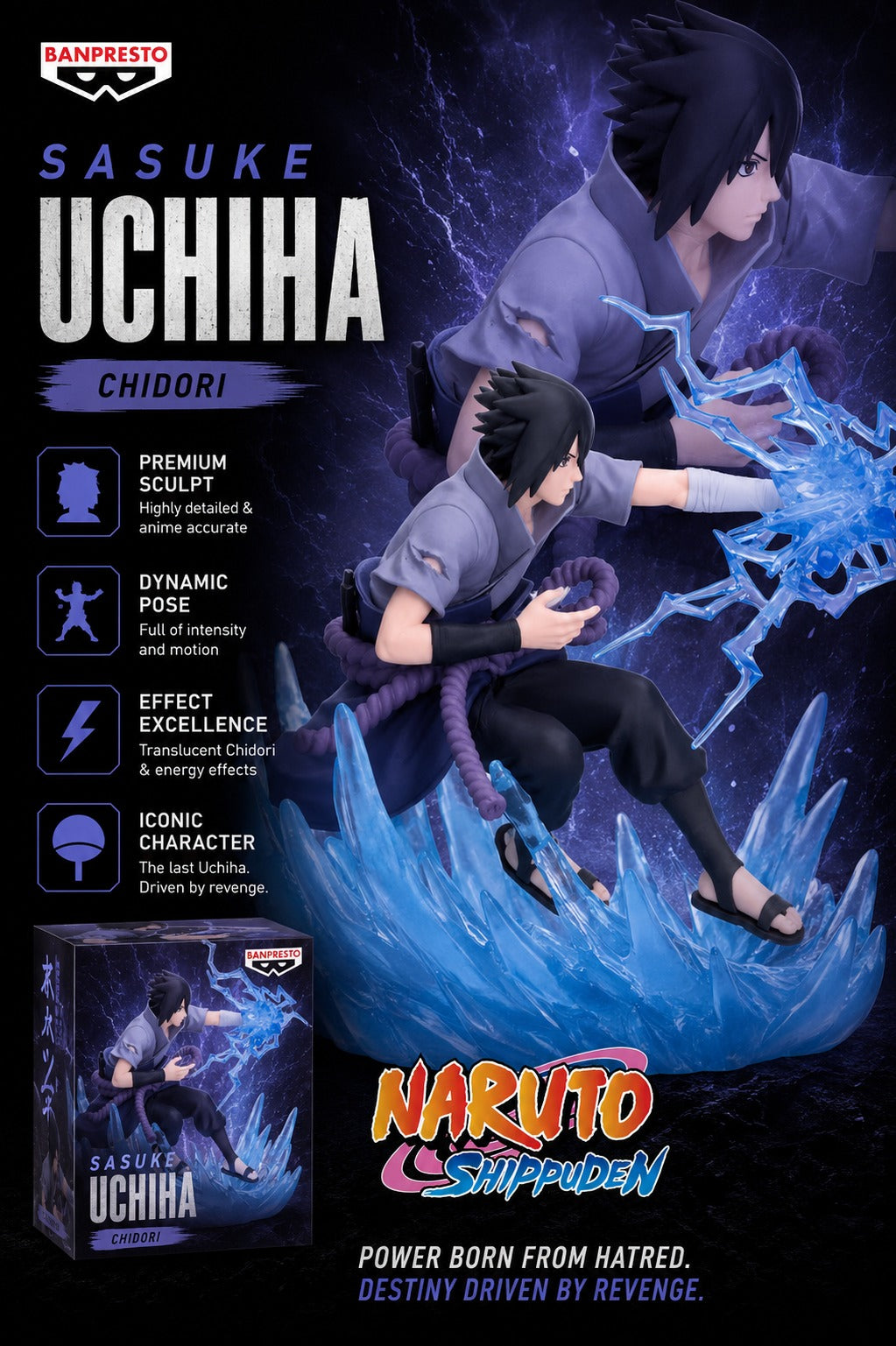 Uchiha Sasuke | Naruto: Shippuden | Banpresto Combination Battle 2 of 2